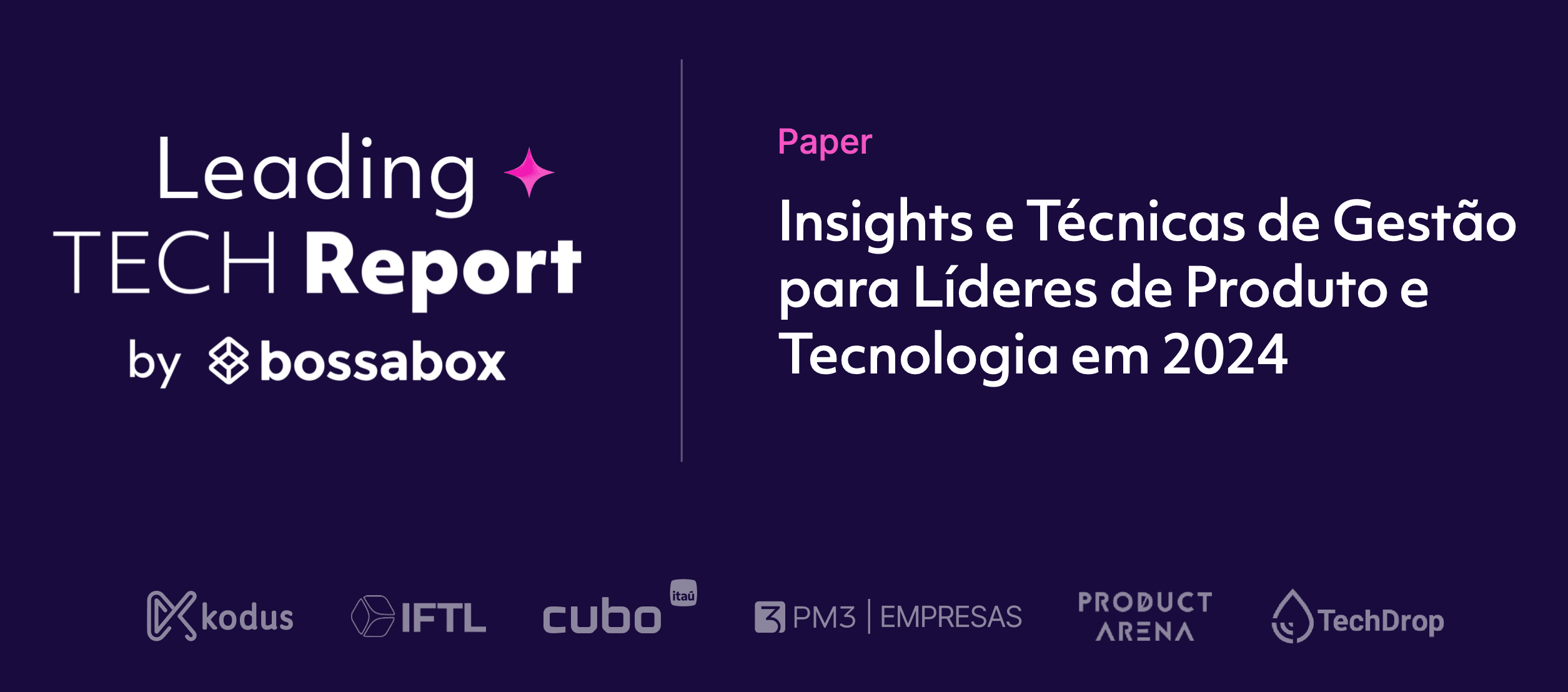Produto e Tecnologia no Centro das Estratégias Empresariais: Insights do Leading Tech Report 2024