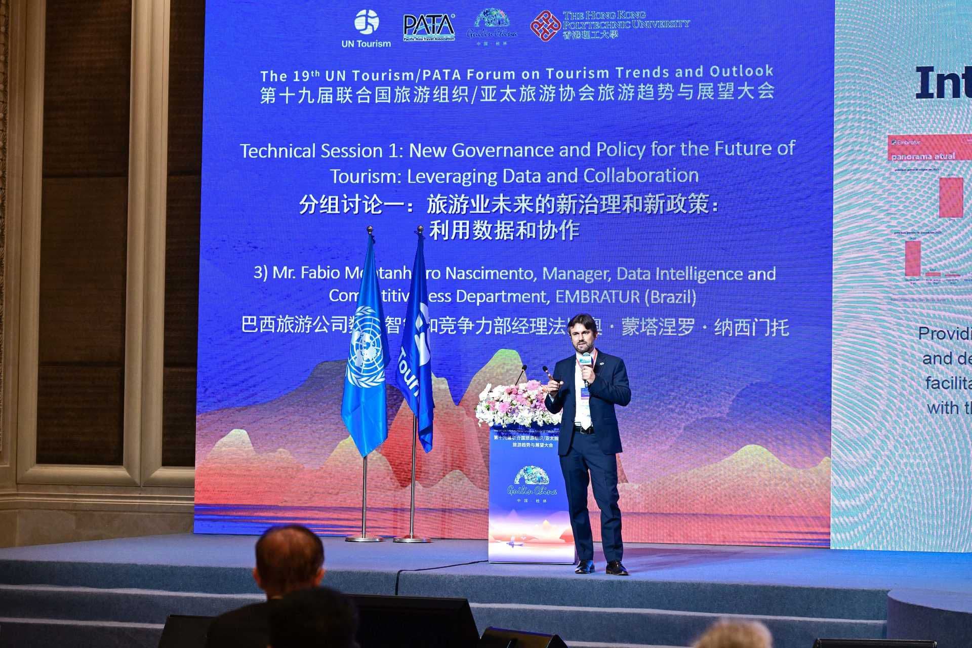 Embratur leva inteligência de dados ao Fórum Global da ONU e reforça aposta no mercado chinês