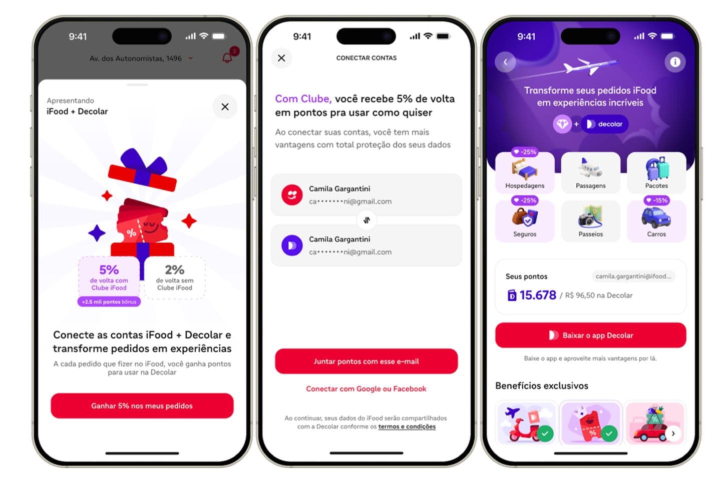 iFood e Decolar lançam programa que converte pedidos em pontos de viagem